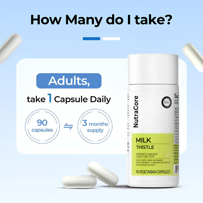 NutraCore Milk Thistle Capsules