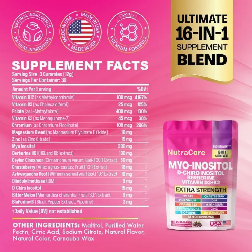 NutraCore™ 16-in-1 Hormone Gummies