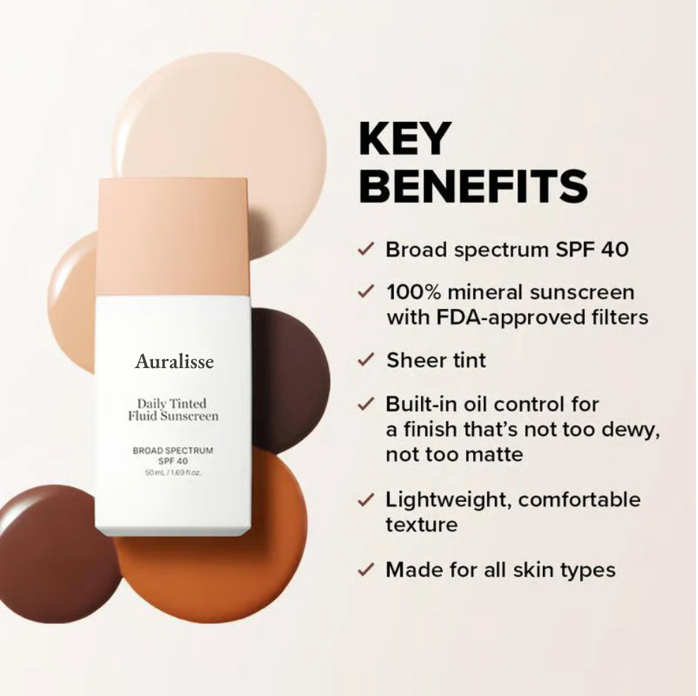 Auralisse Tinted Fluid Sunscreen