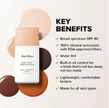 Auralisse Tinted Fluid Sunscreen