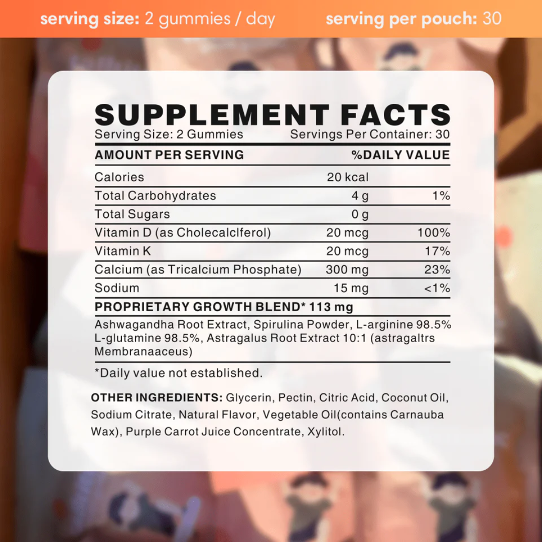 NutraCore Health - Growth Gummies